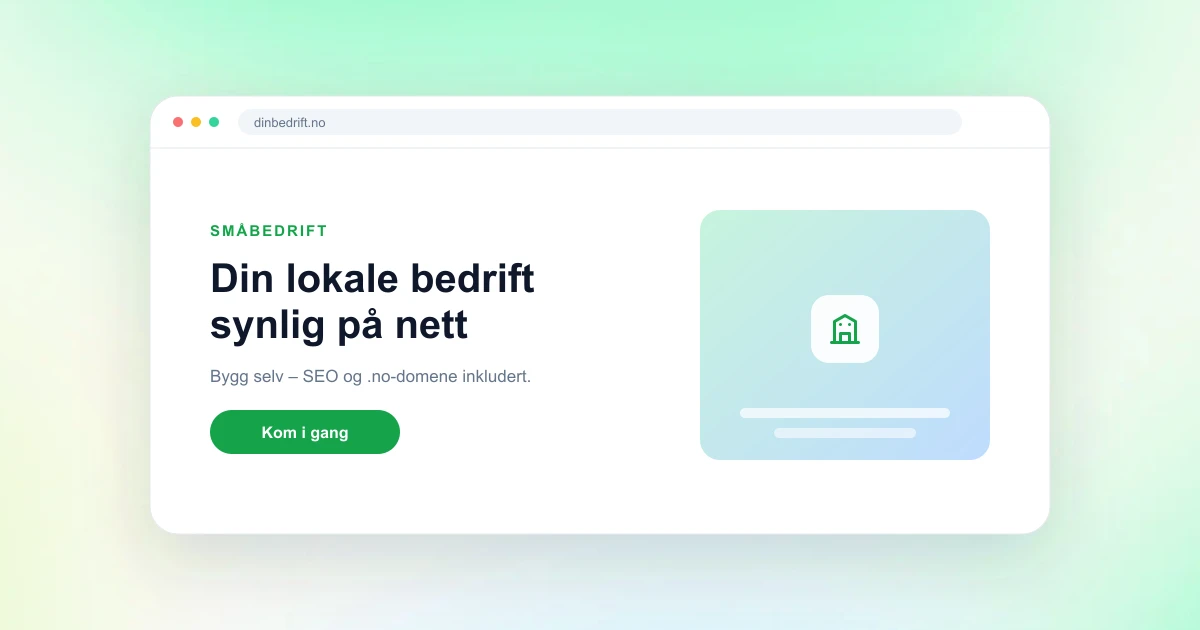 Nettsidebygger for småbedrift: hva du trenger og hvordan velge