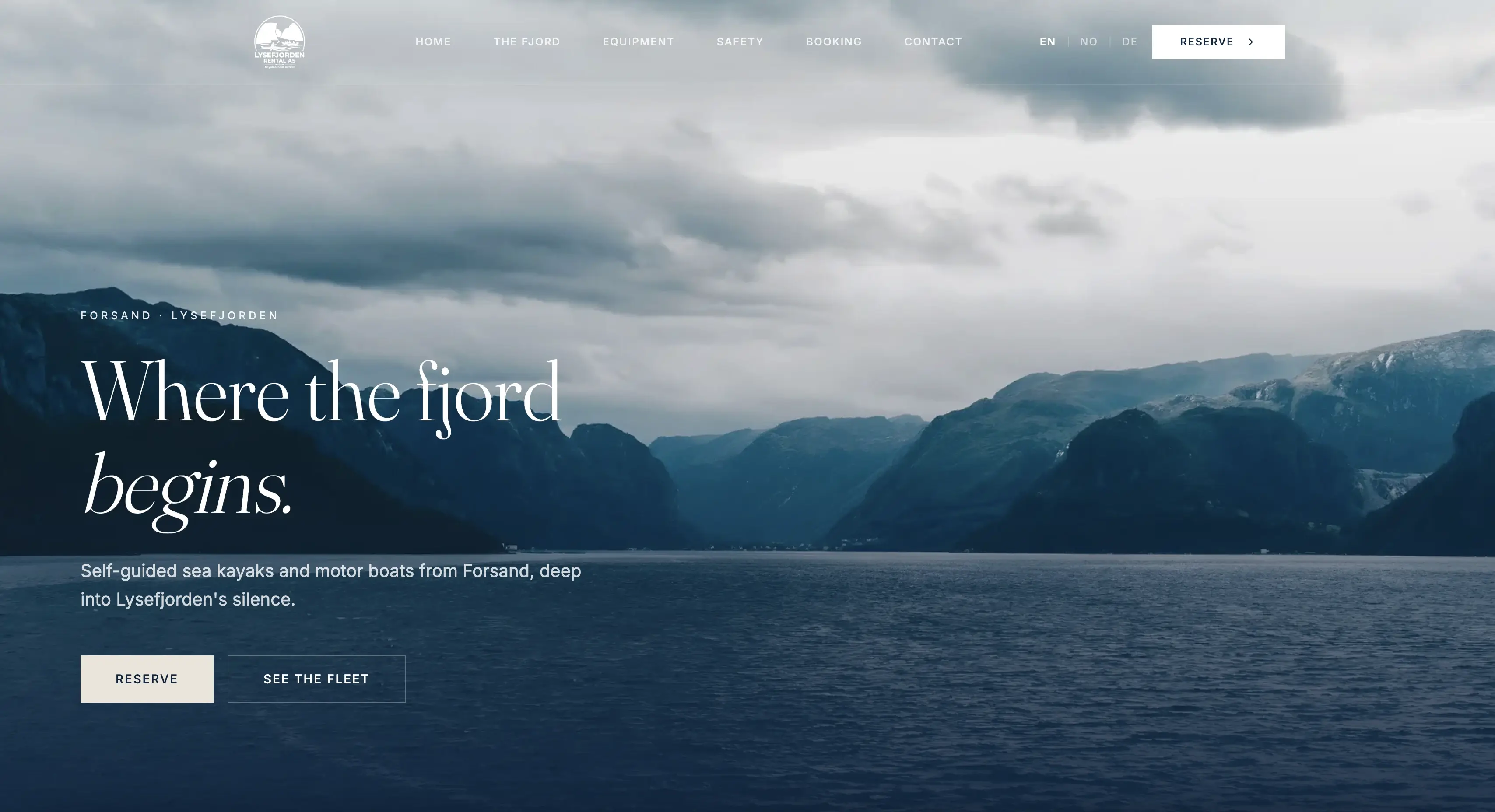 Nettside levert til Espen.J. – lysefjordenrental.no