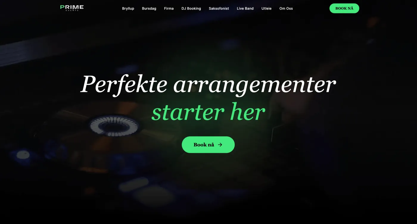 Nettside levert til norsk bedrift av Nettify - eksempel 11