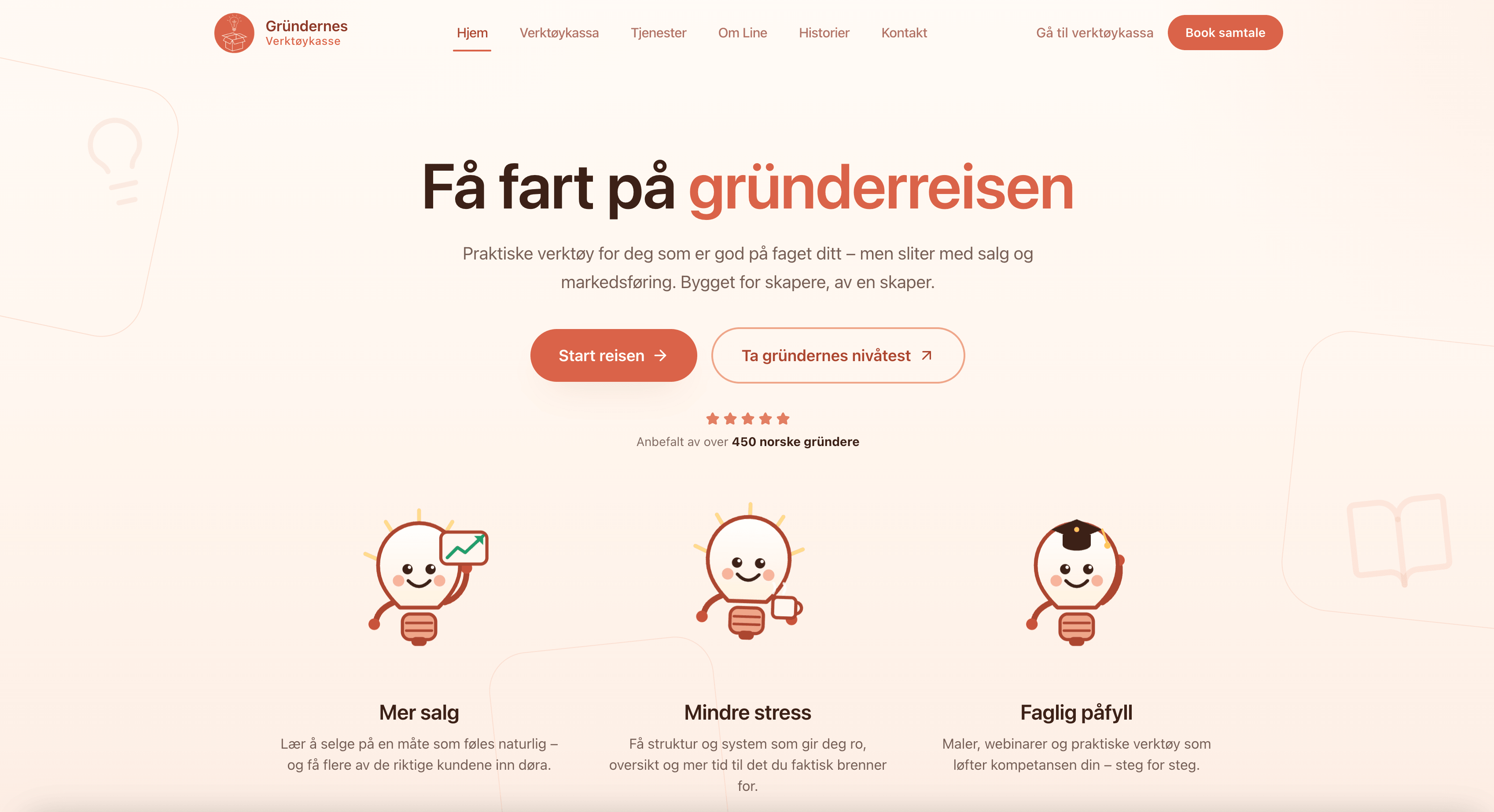 Nettside levert til Konstali. L – grundernesverktoeykasse.no