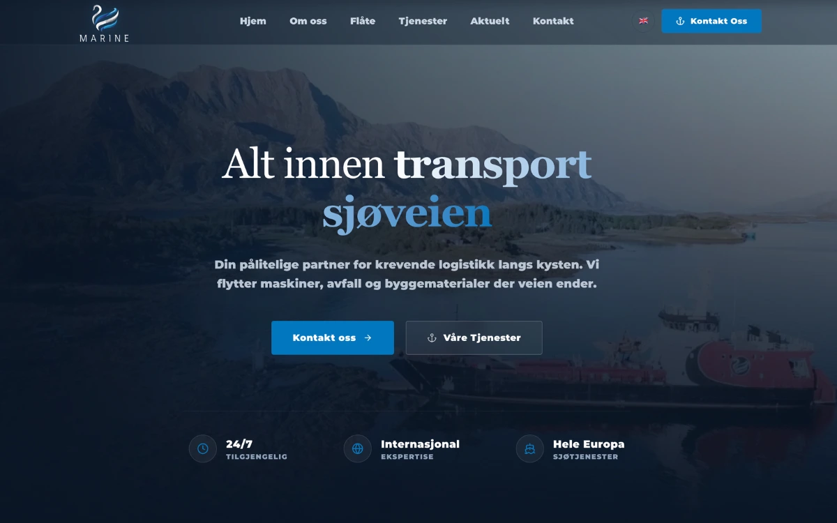 Nettside levert til Askild H. – 2marine.no